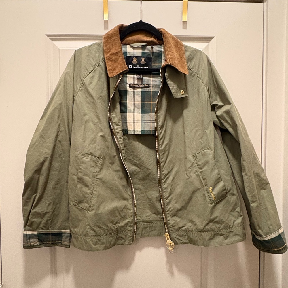 Barbour Tartan Plaid Jacket